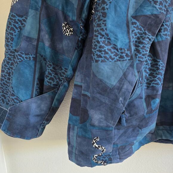 The North Face Mens Achilles Jacket Blue Size M Full Zip Parka Ski Snowboard - Picture 9 of 11